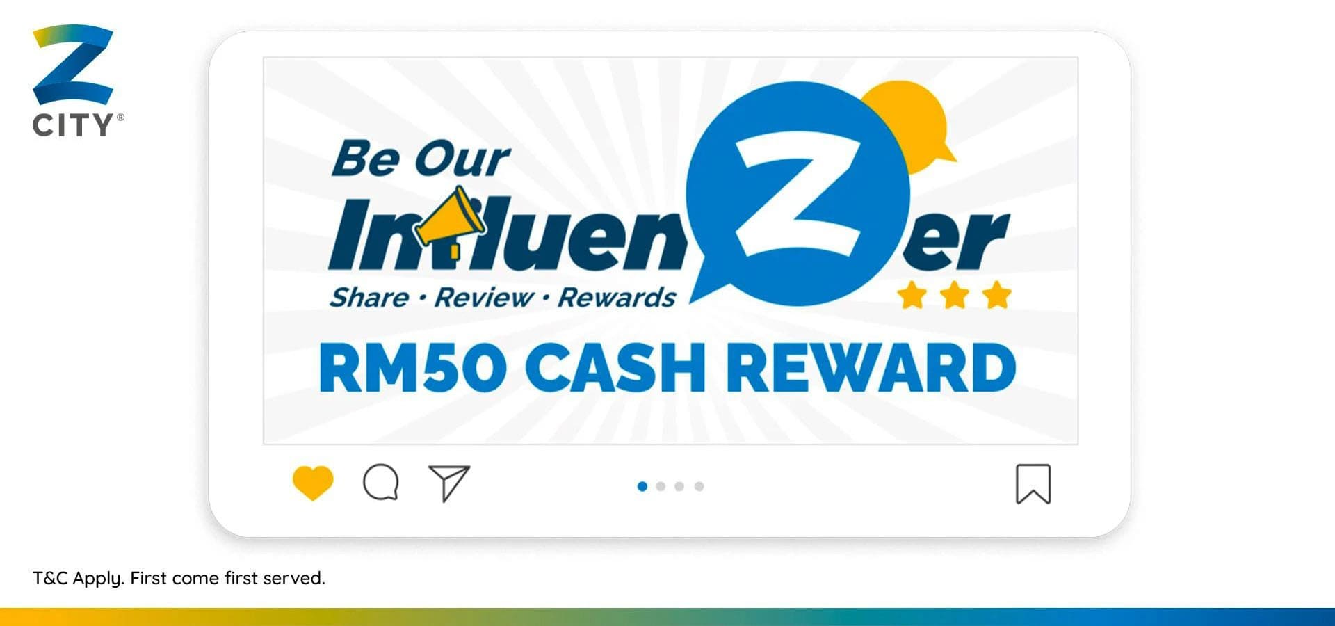 Be Influencer Free RM 50
